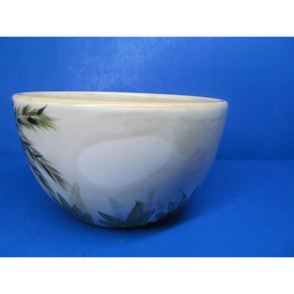 Tabletops Gallery "The Island"  Hand Painted 6"x3 1/2" Cereal Bowl GUC - Picture 3 of 8